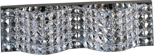 Wave 18' 2 Light Bath Vanity Light in Polished Chrome