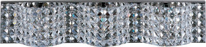 Wave 26' 3 Light Bath Vanity Light in Polished Chrome