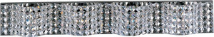 Wave 34' 4 Light Bath Vanity Light in Polished Chrome