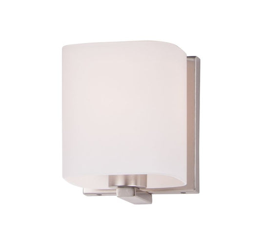 Wrap 4.75" Single Light Bath Vanity Light in Satin Nickel