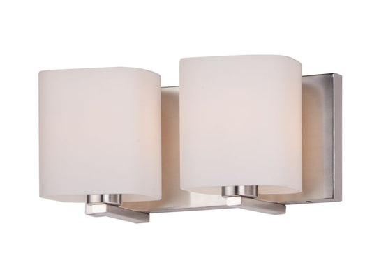 Wrap 12.5" 2 Light Bath Vanity Light in Satin Nickel