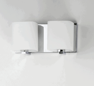 Wrap 12.5' 2 Light Vanity Lighting in Polished Chrome