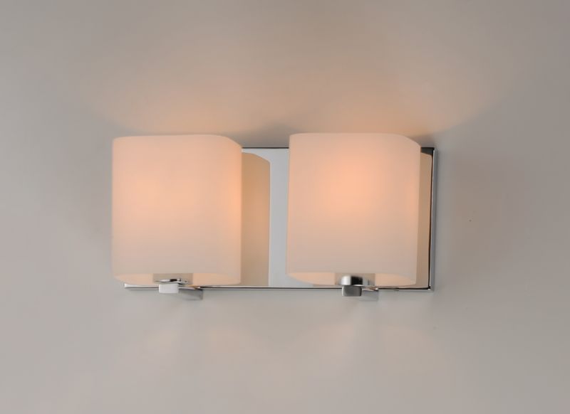 Wrap 12.5' 2 Light Vanity Lighting in Polished Chrome