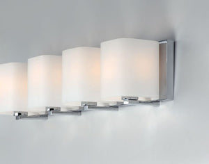 Wrap 26.25' 4 Light Vanity Lighting in Polished Chrome