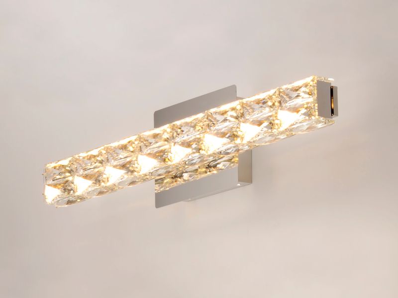 Zephyr 18' Single Light Vanity Lighting in Polished Chrome