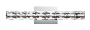 Zephyr 24' Single Light Bath Vanity Light in Polished Chrome