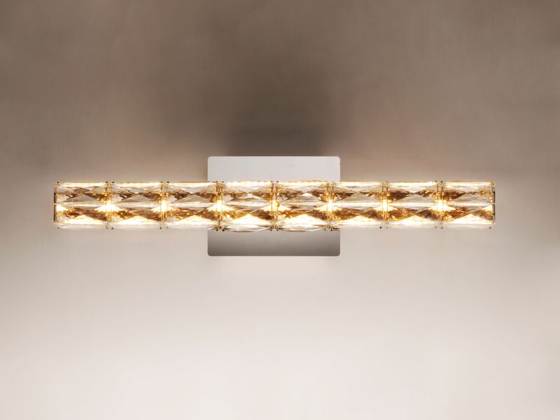 Zephyr 24' Single Light Vanity Lighting in Polished Chrome