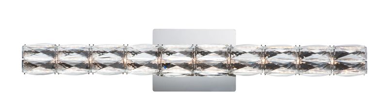 Zephyr 30' Single Light Bath Vanity Light in Polished Chrome