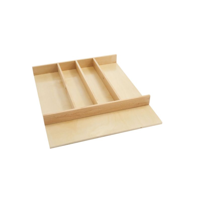 4WUT Series Natural Maple Utensil Tray (18.5' x 22' x 2.38')
