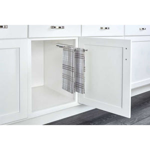 563 Series Chrome Pull-Out Towel Bar (3.88' x 3.88' x 1.5')