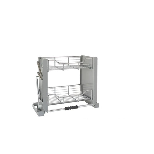 5PD Series Chrome Wall Cabinet Pull-Down Shelf (22.25" x 10.5" x 18.38")