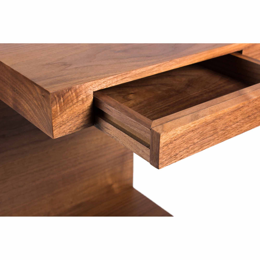 Moe's Home Zio Accent Table in Walnut Brown (21' x 16' x 16') - AD-1025-03