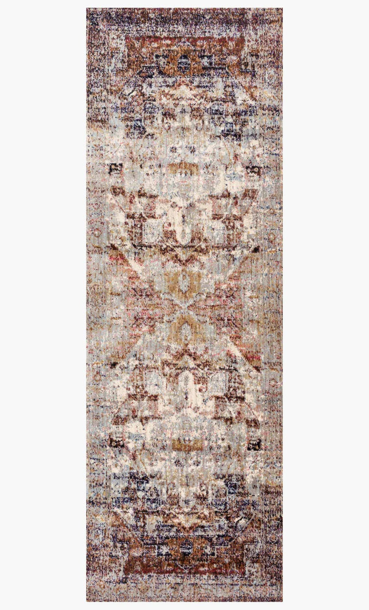 Anastasia Rug in Slate & Multi