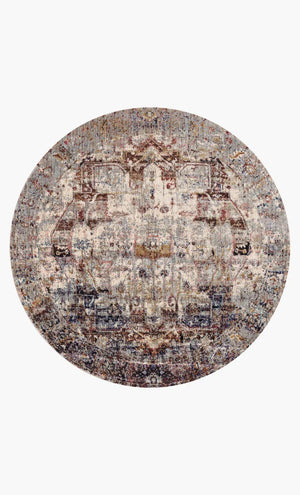 Anastasia Rug in Slate & Multi