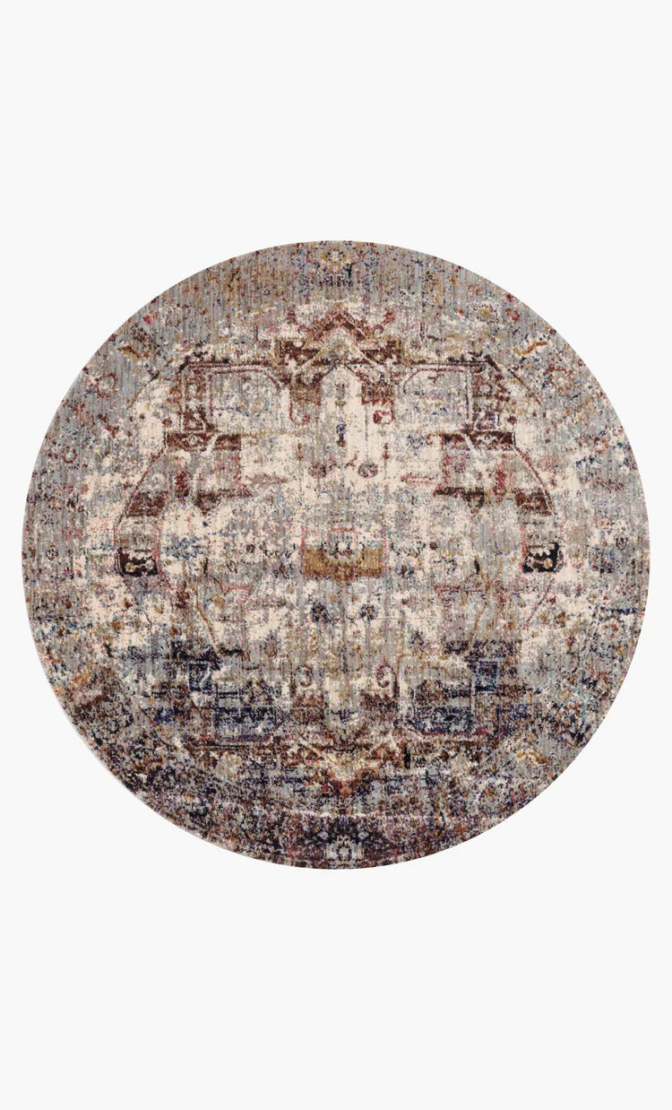 Anastasia Rug in Slate & Multi