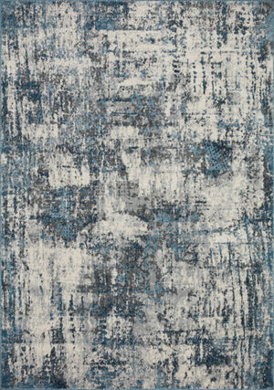 Austen Rug in Natural & Ocean