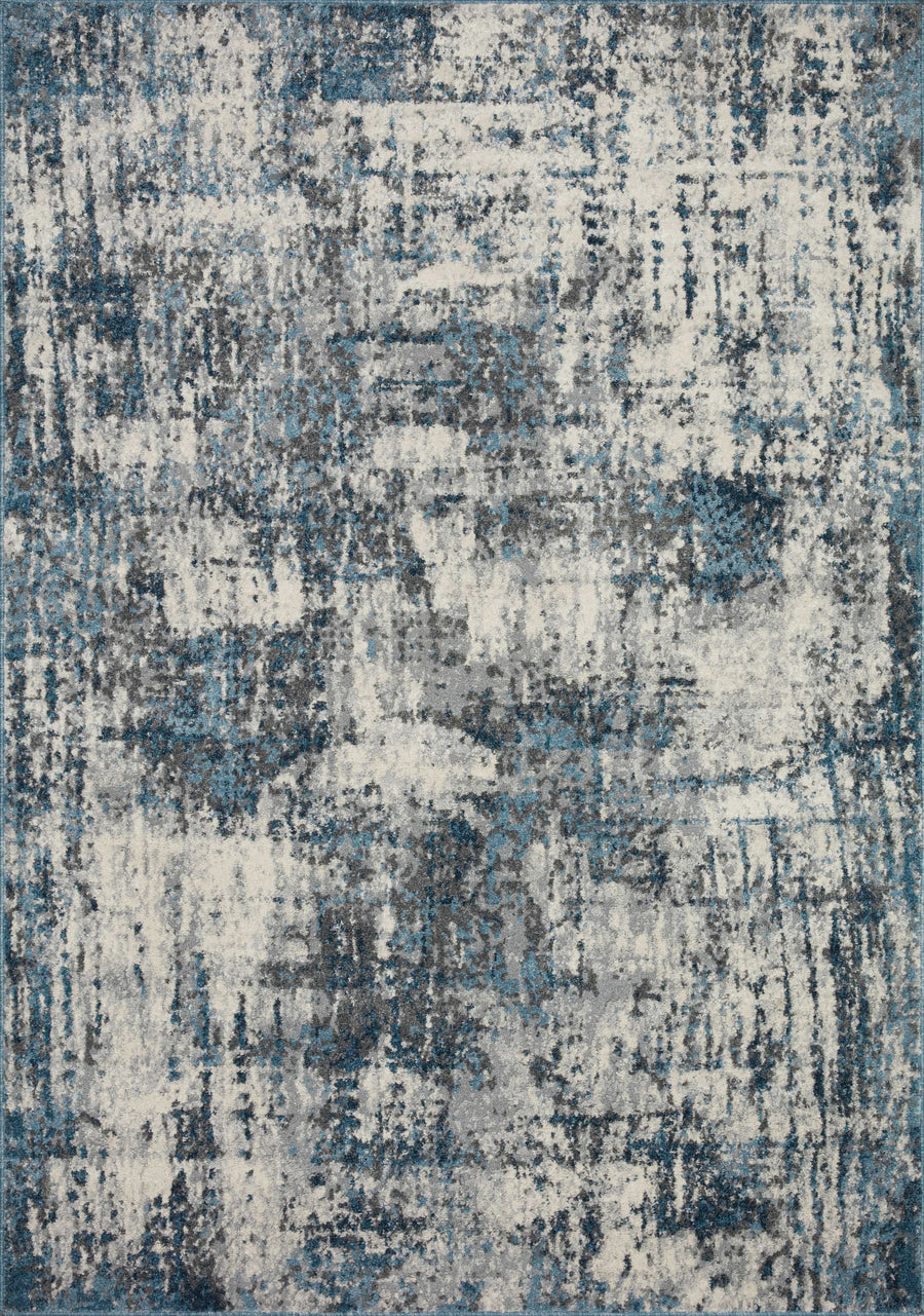 Austen Rug in Natural & Ocean