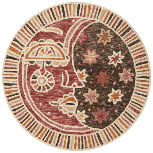 Ayo Rug in Rose & Multi