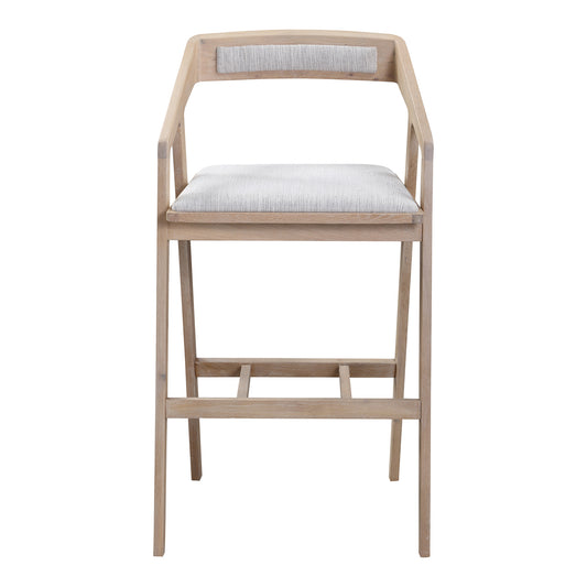 Moe's Home Padma Bar Stool in Light Grey (41" x 22.5" x 20") - BC-1090-29
