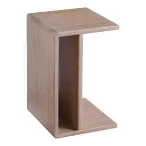 Moe's Home Hiroki Accent Table in White Oak (20' x 12.5' x 14') - BC-1094-18