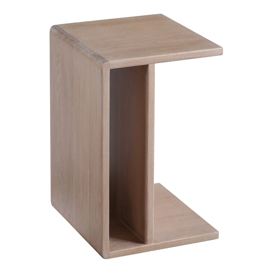 Moe's Home Hiroki Accent Table in White Oak (20' x 12.5' x 14') - BC-1094-18