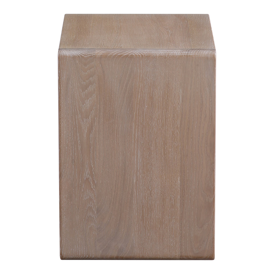 Moe's Home Hiroki Accent Table in White Oak (20' x 12.5' x 14') - BC-1094-18