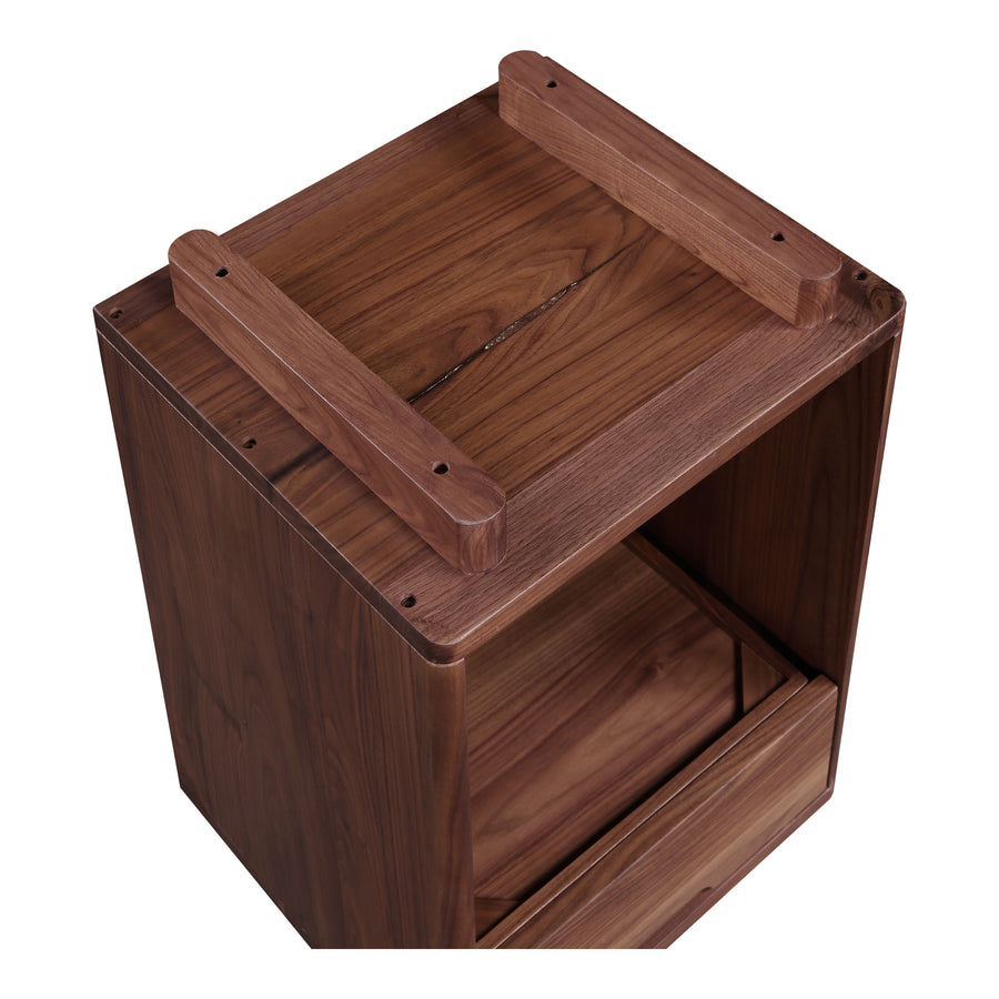 Moe's Home Osamu Nightstand in Walnut (24' x 17' x 15') - BC-1103-24