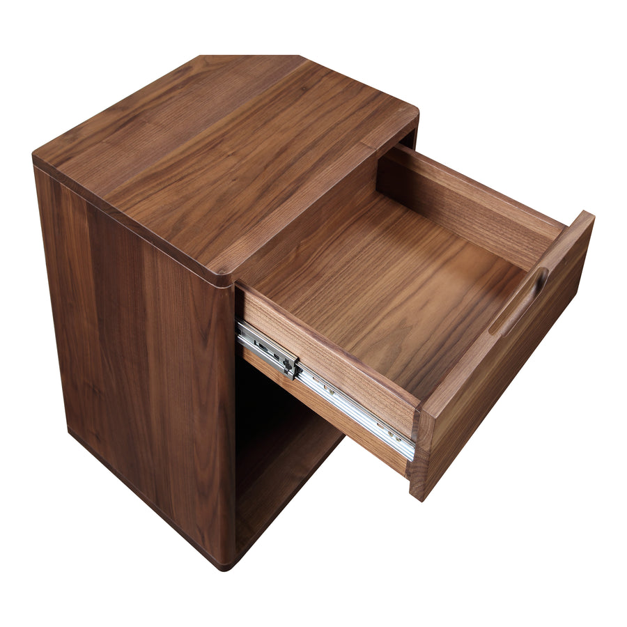 Moe's Home Osamu Nightstand in Walnut (24' x 17' x 15') - BC-1103-24