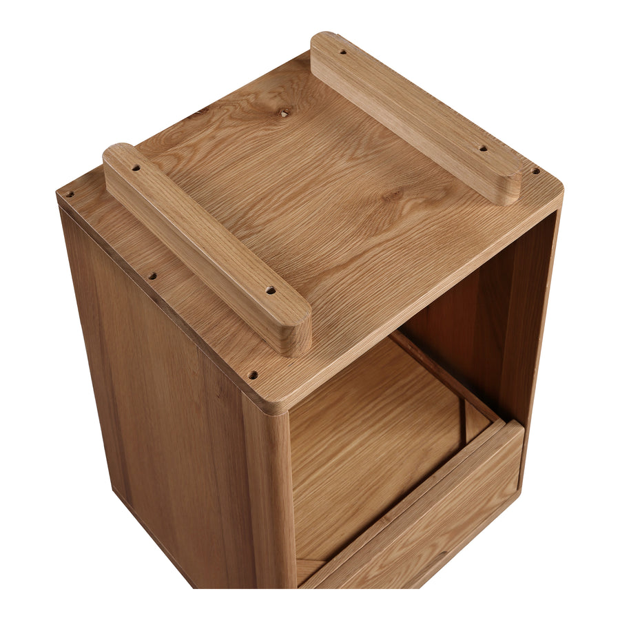 Moe's Home Osamu Nightstand in Natural Oak (24' x 17' x 15') - BC-1104-24