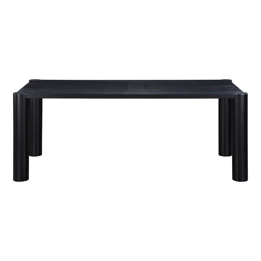 Moe's Home Post Dining Table in Black (29" x 76" x 36") - BC-1111-02