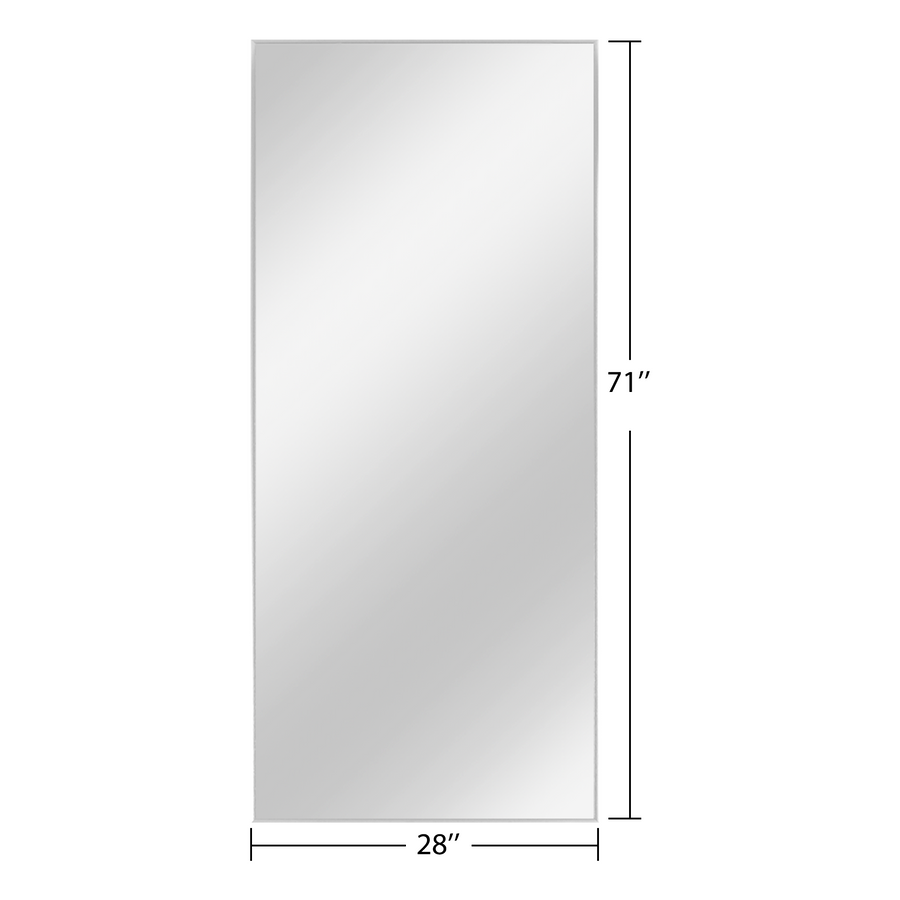 71-in H x 28-in W Metal Framed Full Length Oversized Mirror