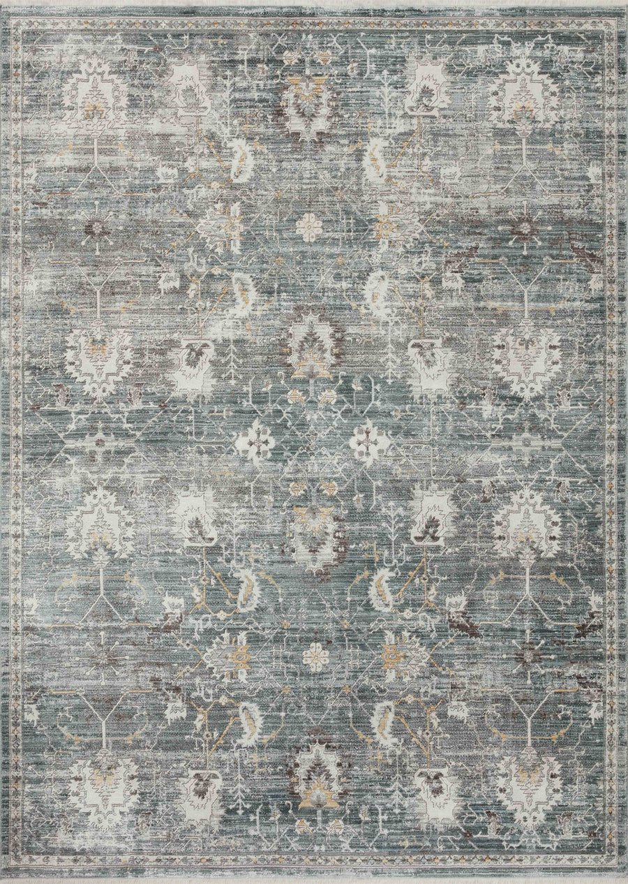 Bonney Rug in Lagoon & Ivory