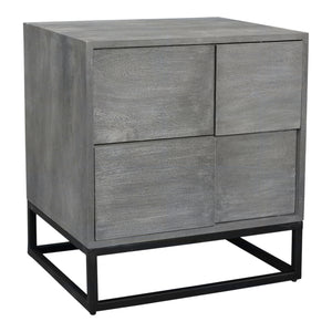Moe's Home Felix Nightstand in Grey (24' x 22' x 18') - BV-1006-15