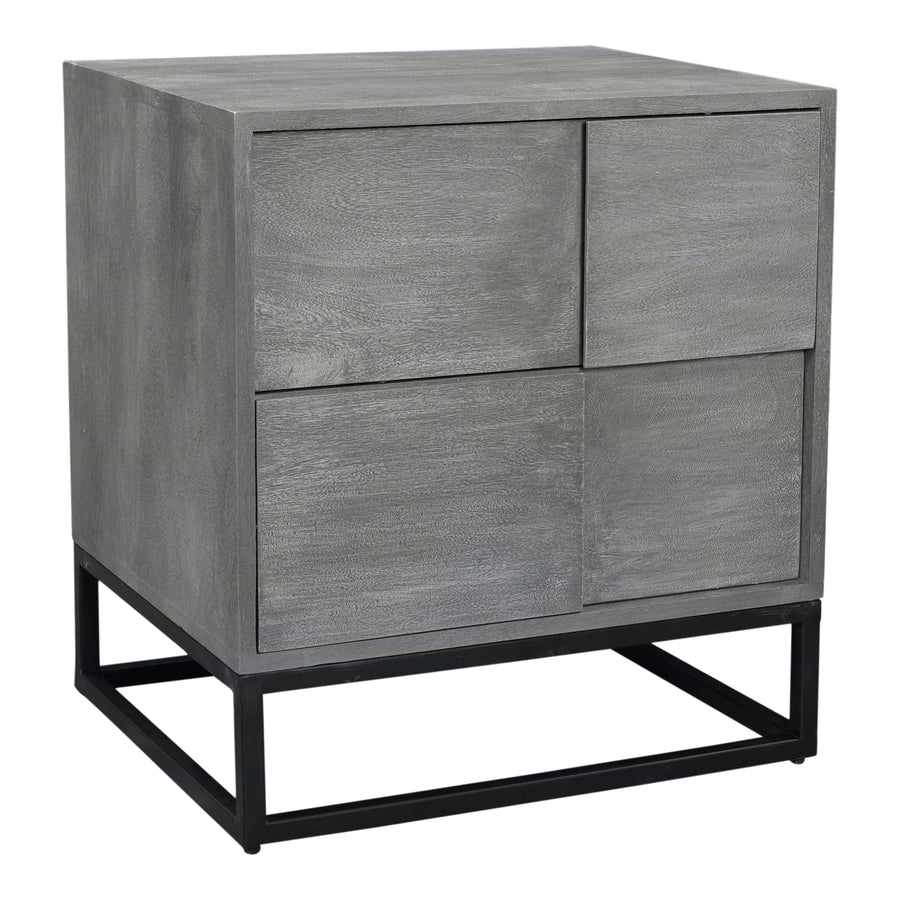 Moe's Home Felix Nightstand in Grey (24' x 22' x 18') - BV-1006-15