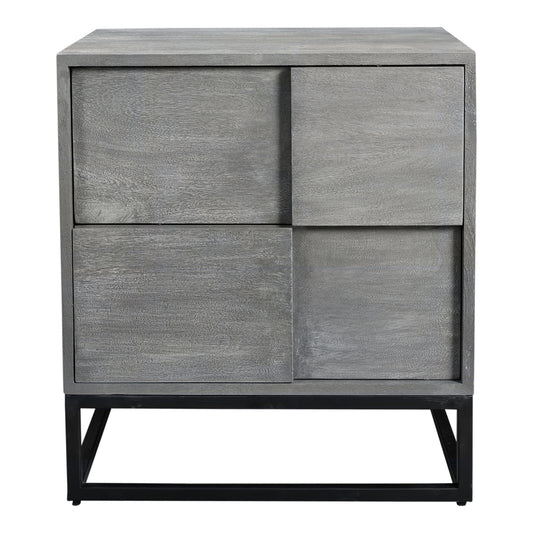 Moe's Home Felix Nightstand in Grey (24" x 22" x 18") - BV-1006-15