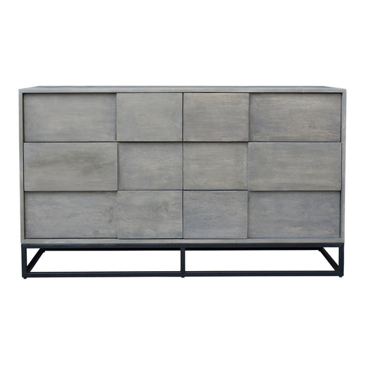 Moe's Home Felix Dresser in Grey (32" x 55" x 18") - BV-1007-15