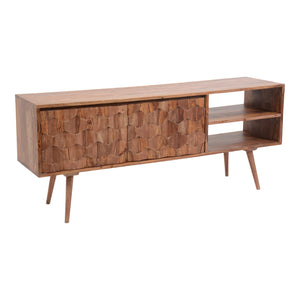 Moe's Home O2 Media Console in Natural (24' x 57.5' x 14') - BZ-1020-24