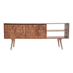 Moe's Home O2 Media Console in Natural (24' x 57.5' x 14') - BZ-1020-24