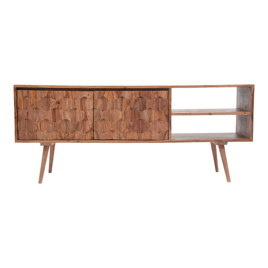 Moe's Home O2 Media Console in Natural (24" x 57.5" x 14") - BZ-1020-24
