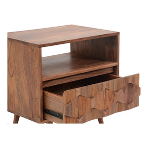 Moe's Home O2 Nightstand in Natural (22' x 22' x 16') - BZ-1022-24