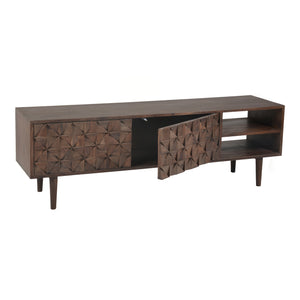 Moe's Home Pablo Media Console in Brown (18' x 55' x 14') - BZ-1040-03
