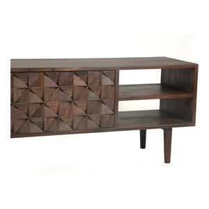 Moe's Home Pablo Media Console in Brown (18' x 55' x 14') - BZ-1040-03