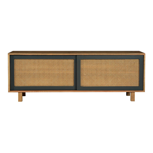 Moe's Home Ashton Media Console in Natural (19.5" x 55" x 14") - BZ-1066-24