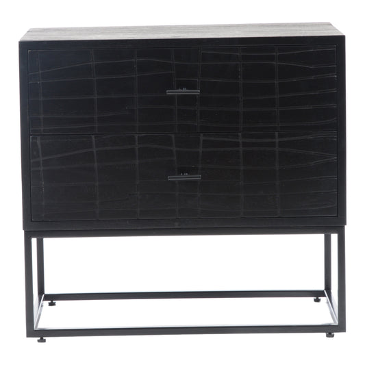 Moe's Home Atelier Nightstand in Black (21.5" x 23.5" x 15.5") - BZ-1112-02