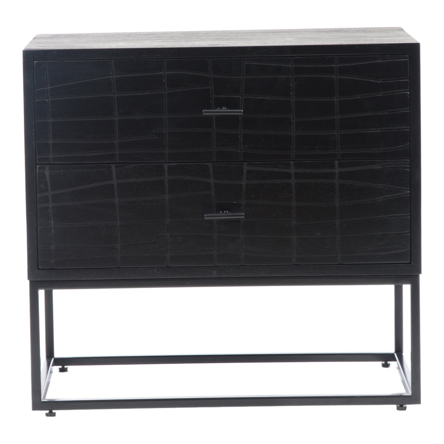 Moe's Home Atelier Nightstand in Black (21.5' x 23.5' x 15.5') - BZ-1112-02