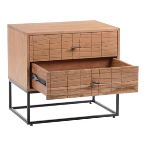 Moe's Home Atelier Nightstand in Natural (21.5' x 23.5' x 15.5') - BZ-1112-24