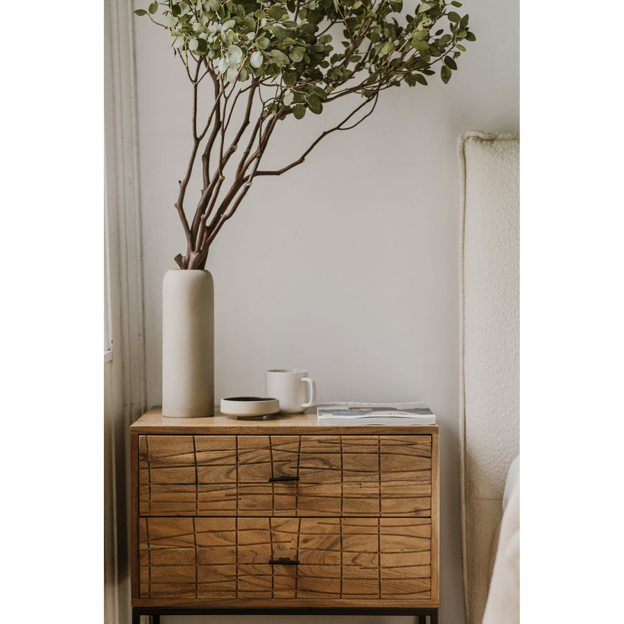 Moe's Home Atelier Nightstand in Natural (21.5' x 23.5' x 15.5') - BZ-1112-24