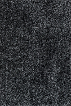 Carrera Shag Rug in Black & Slate