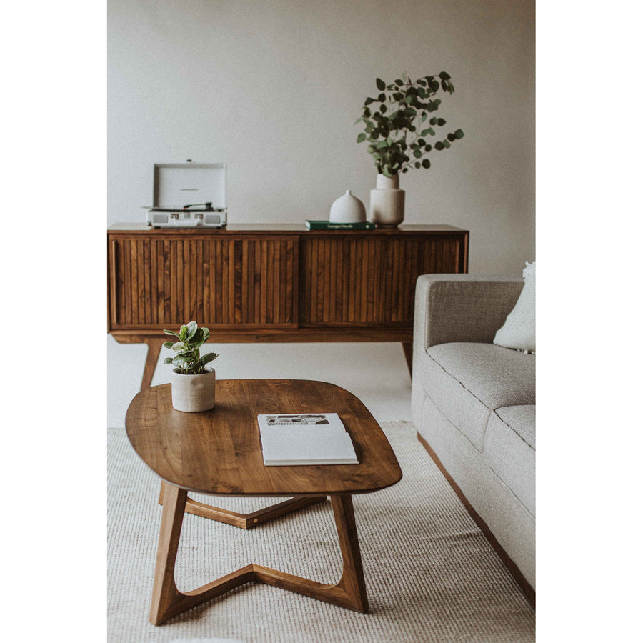 Moe's Home Godenza Coffee Table in Brown (15' x 42' x 27.5') - CB-1005-03