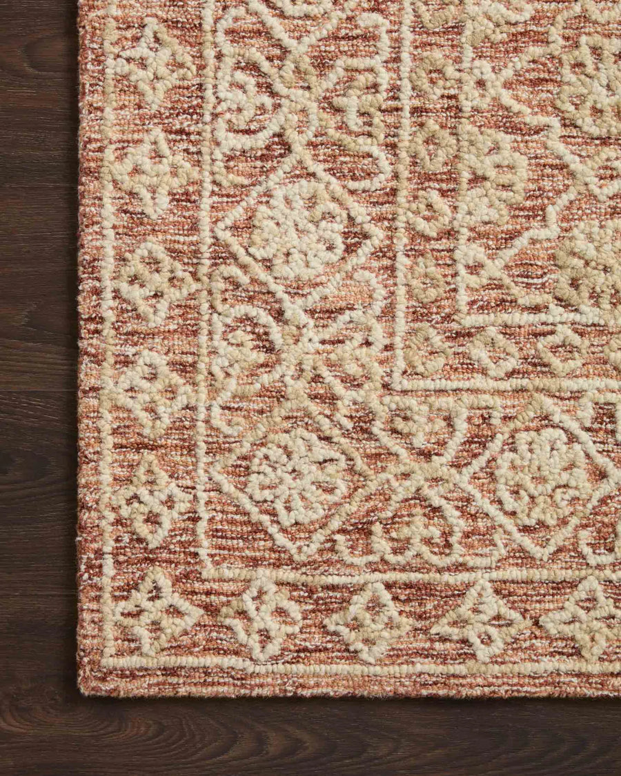 Cecelia Rug in Rust & Natural